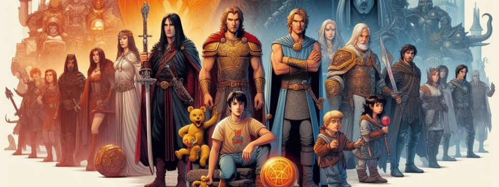 The Evolution Of RPGs From Ultima To Baldur’s Gate AI generated art.