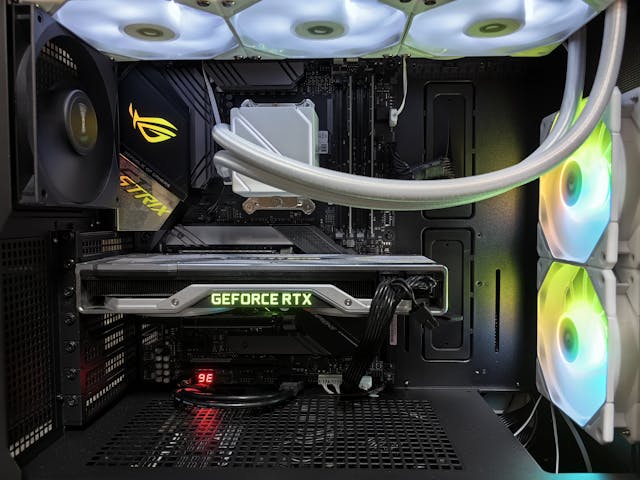 Geforce RTX video card in Computer System